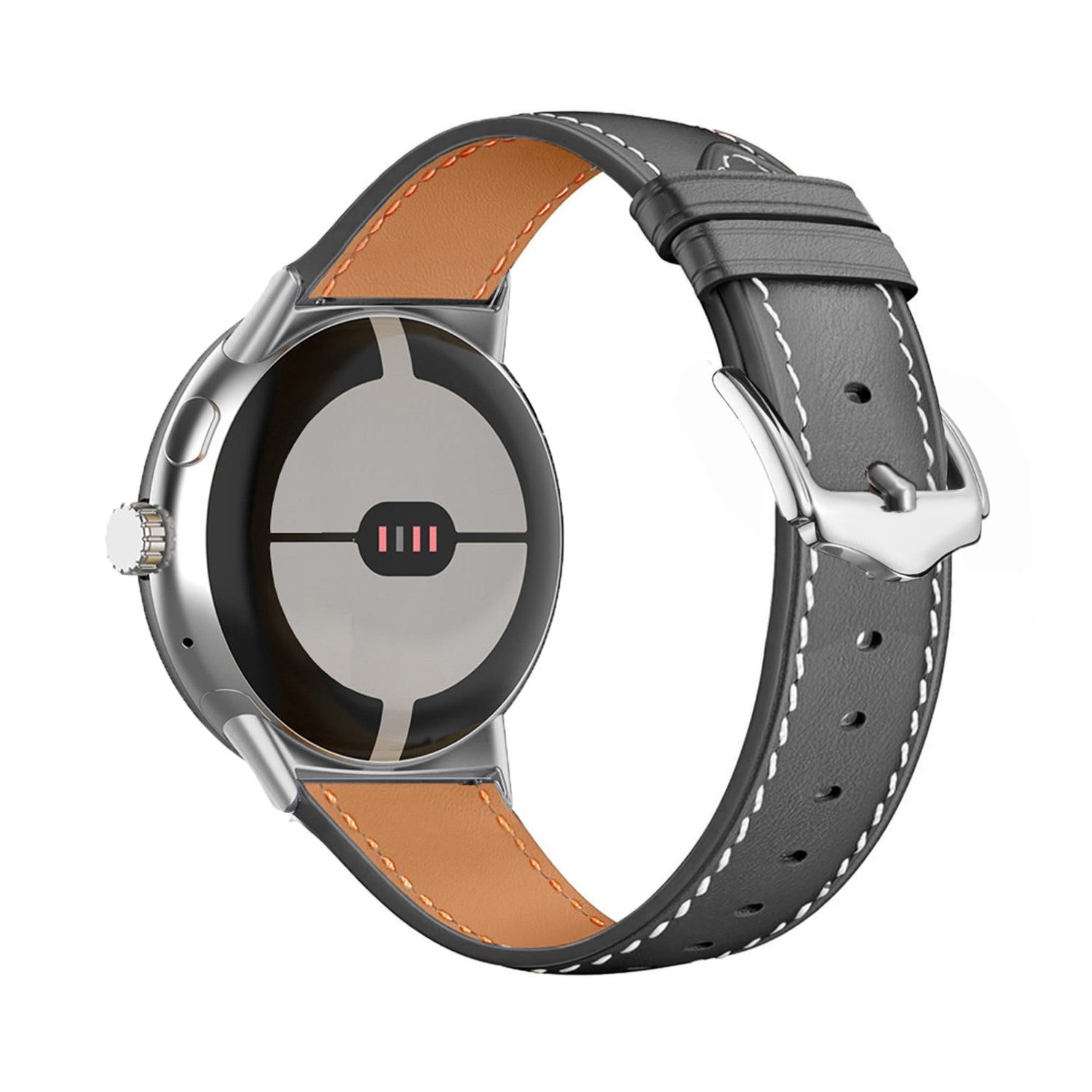 Google Pixel Watch 3 - 45mm Modern Leather Strap (Black)