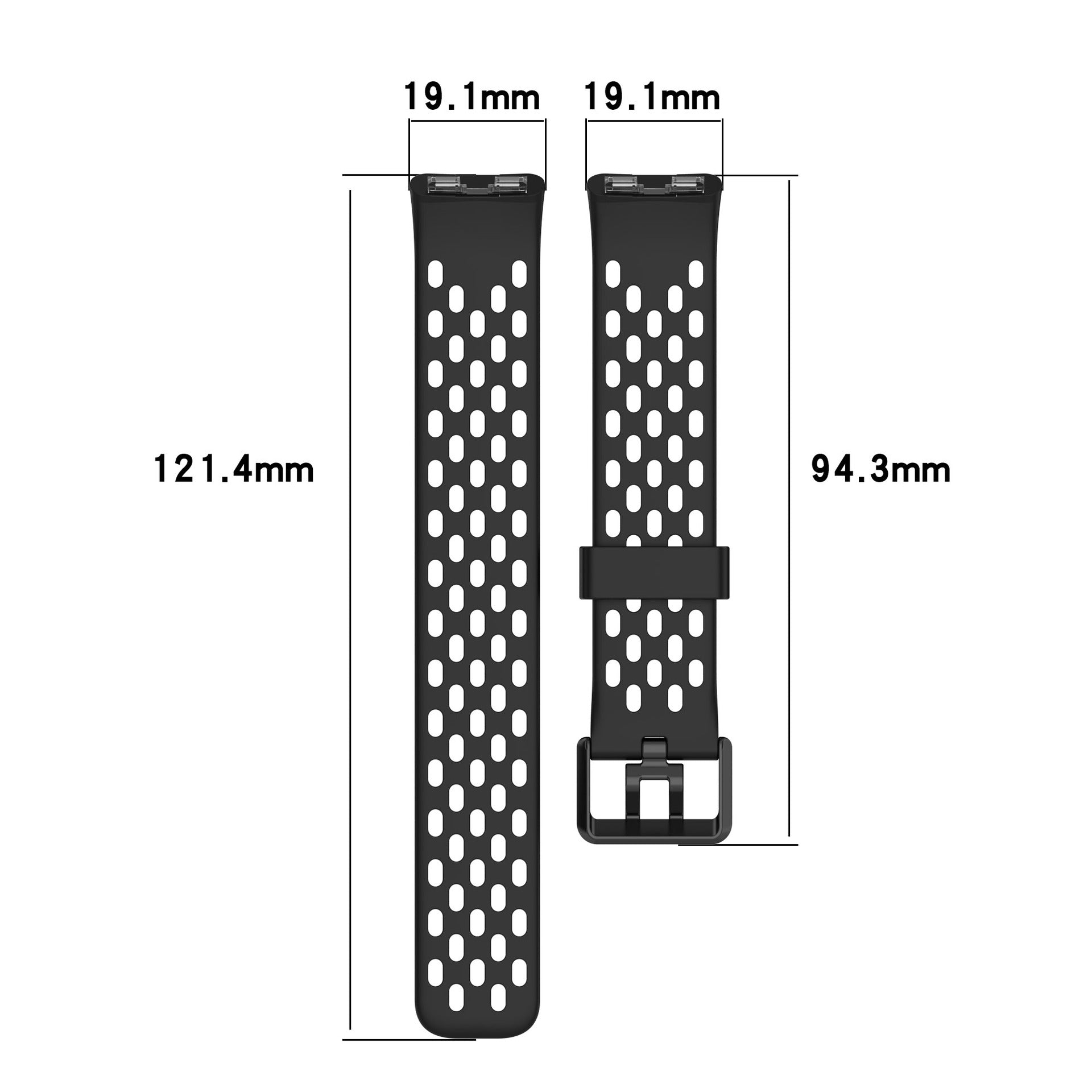 Huawei Band 9 Silicone Air Strap (Black)