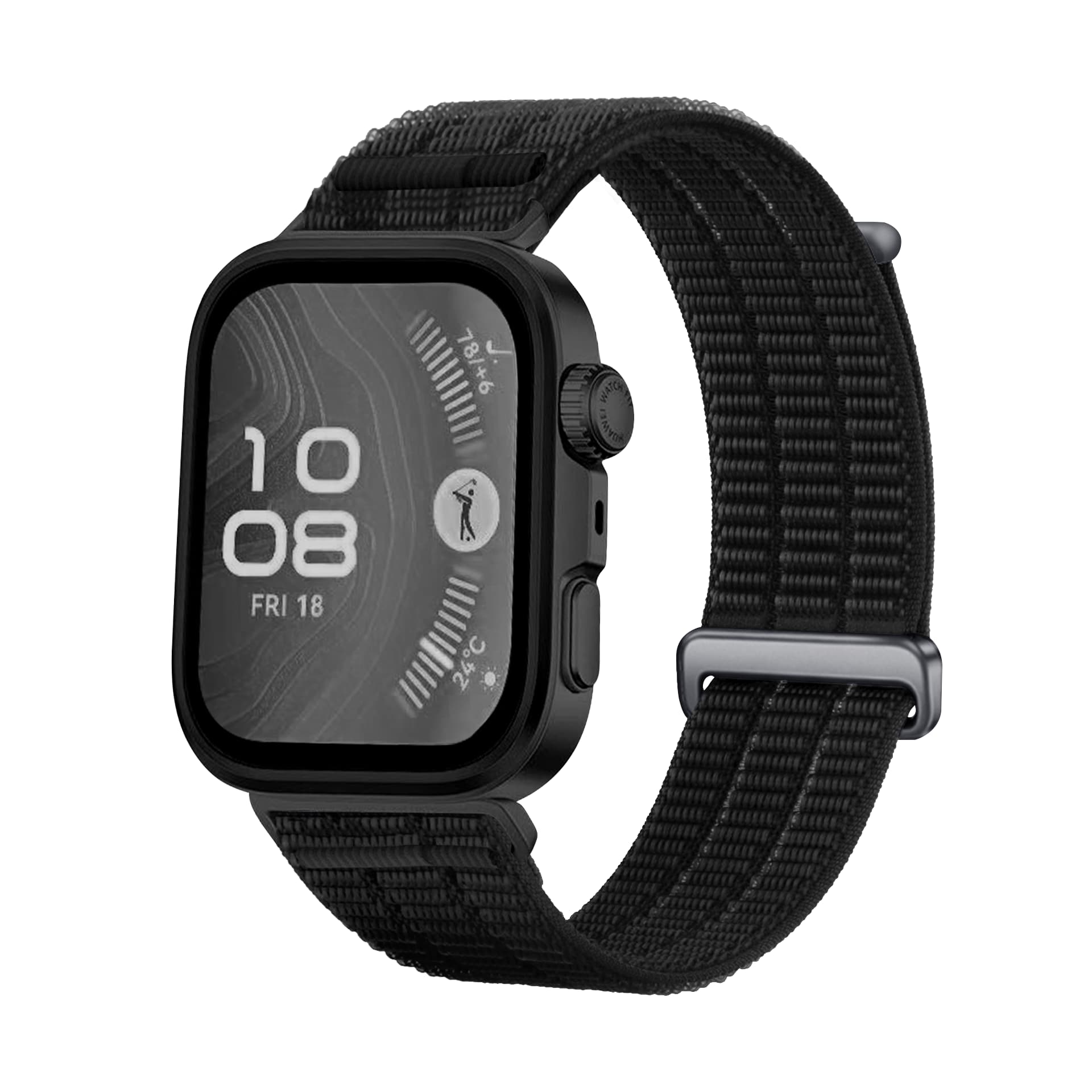 Huawei Watch Fit 4 Pro Nylon Air Strap (Black)