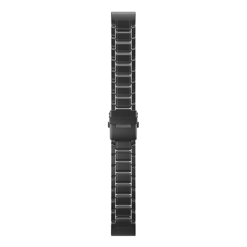 Garmin Fenix E Premium Titanium Strap (Black)