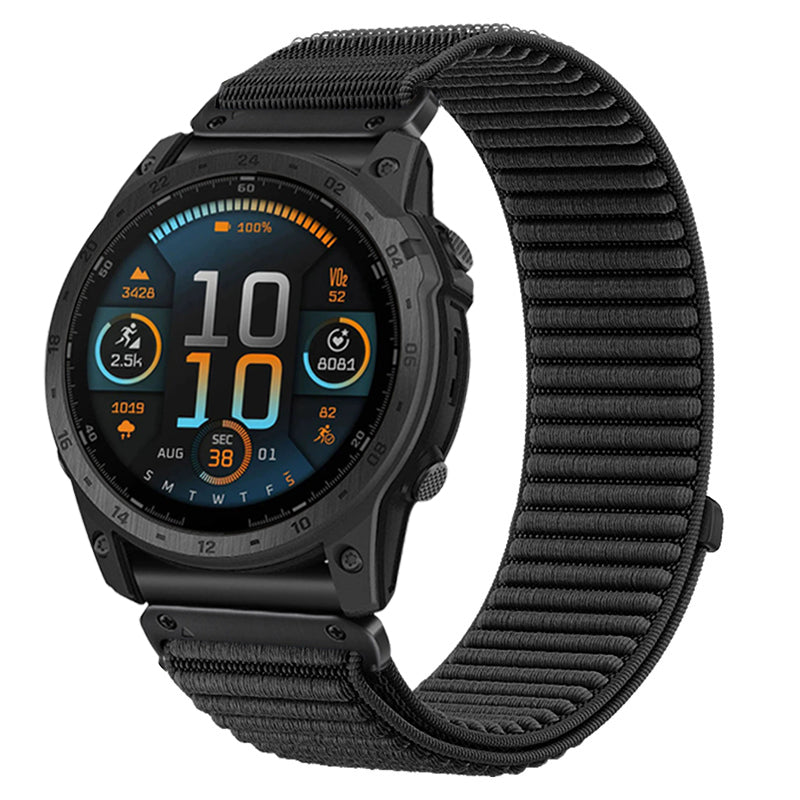 Garmin Instinct 2s Wave Nylon Strap (Black)