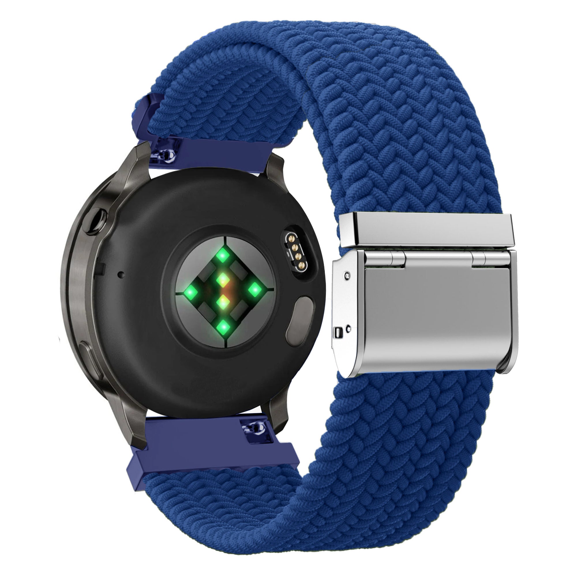 Bandz Garmin Forerunner 255 Woven Nylon Strap (Blue)