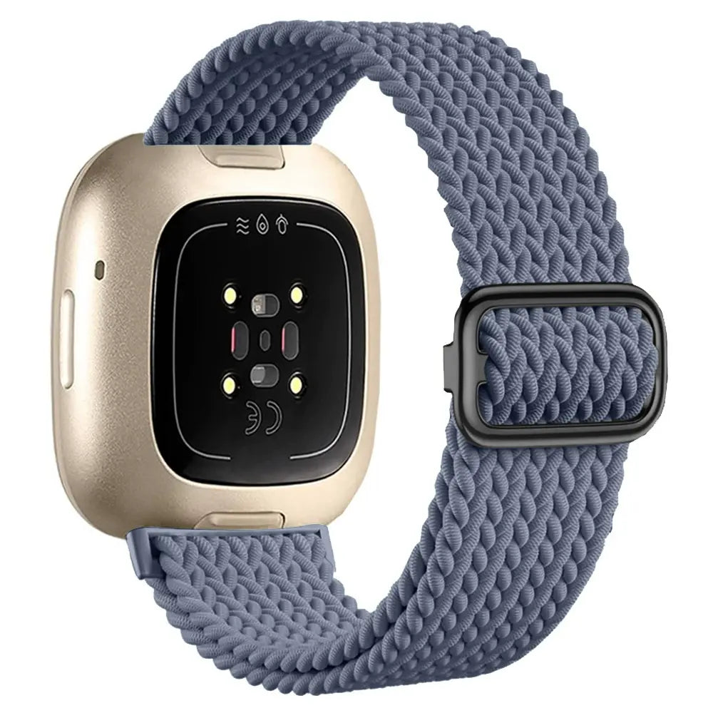 Nylon Adjustable Woven Strap, grey-blue