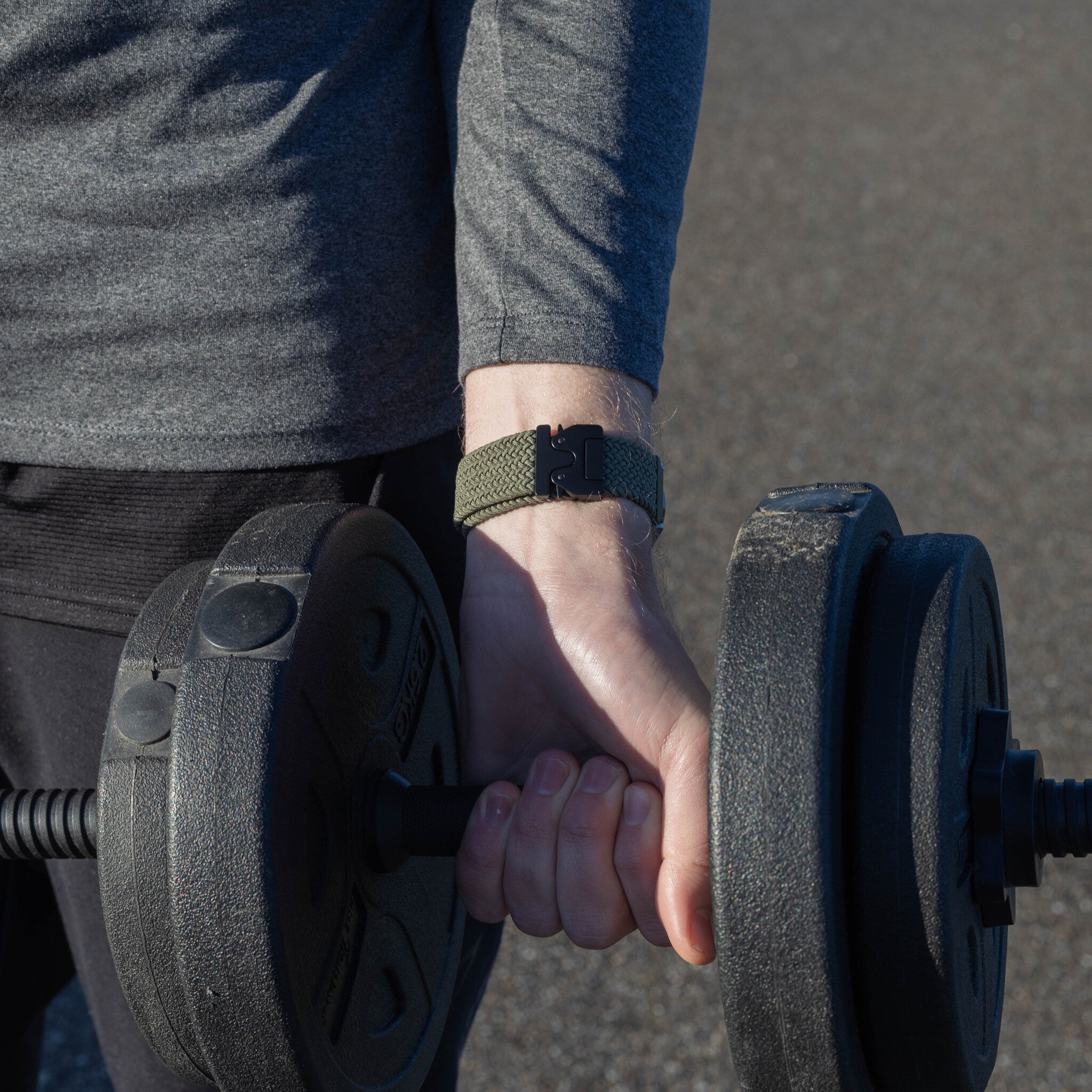 Huawei Watch GT Runner Braided Strap with P-Buckle (Green)