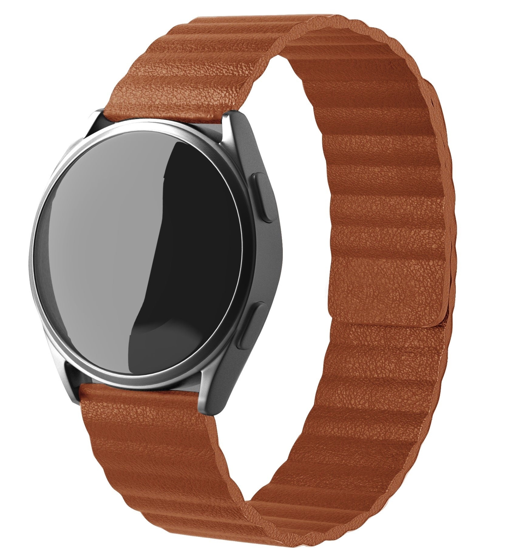 Withings ScanWatch Nova Leather Loop Strap (Brown)