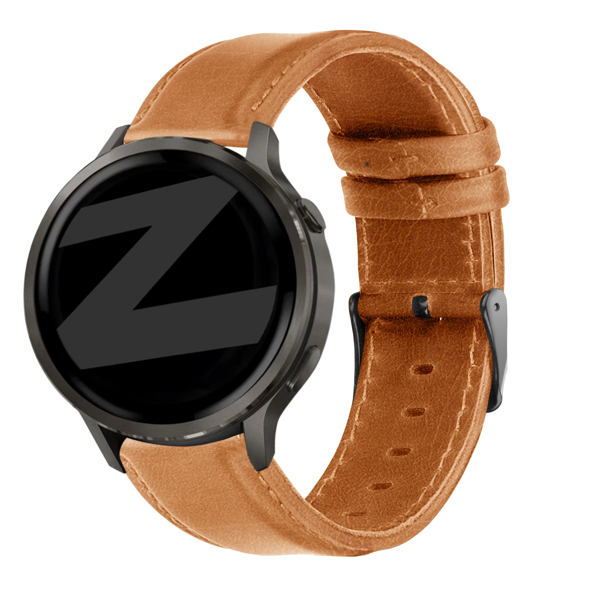 Bandz Garmin Approach S12 Leather Strap 'Classic' (Brown)