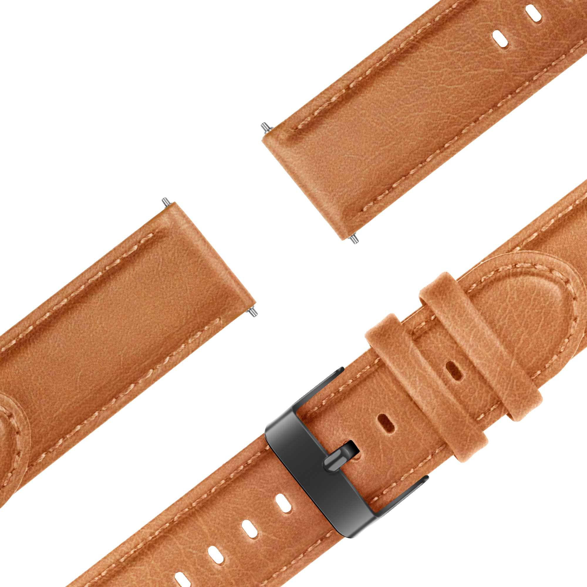 Bandz Garmin Approach S12 Leather Strap 'Classic' (Brown)