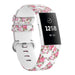 White Rose Fitbit Charge 3 / 4 Silicone Strap White Rose Fitbit Charge 3 / 4 Silicone Strap