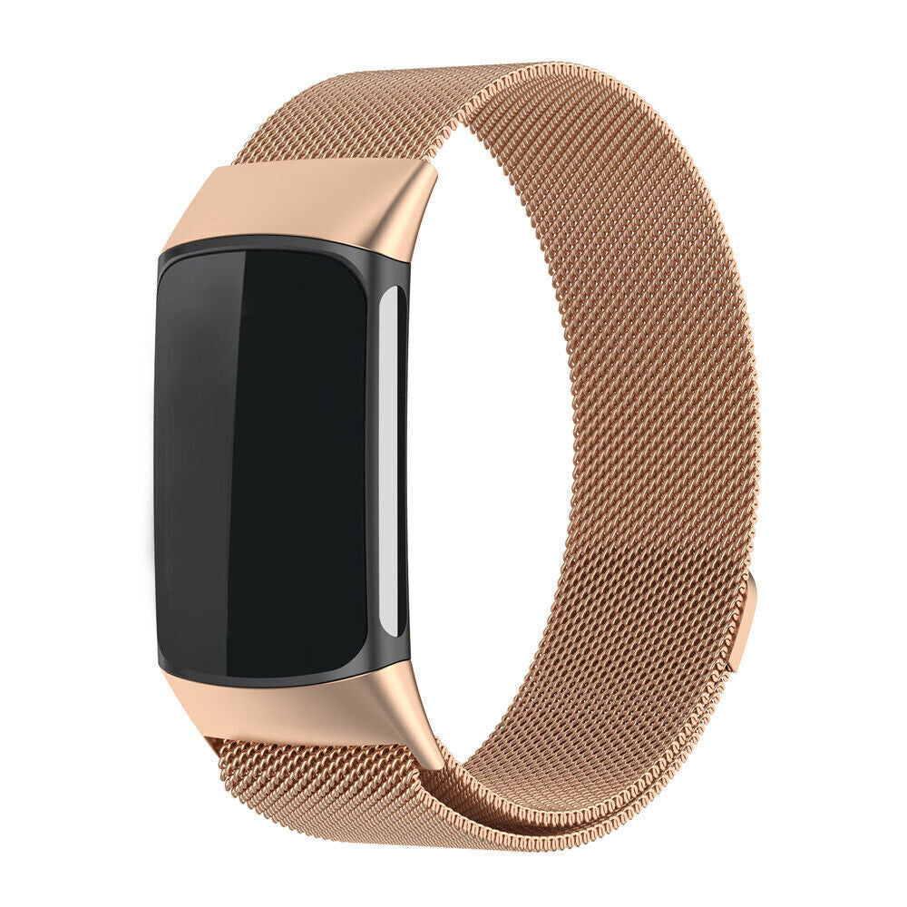 Fitbit with rose gold strap sale