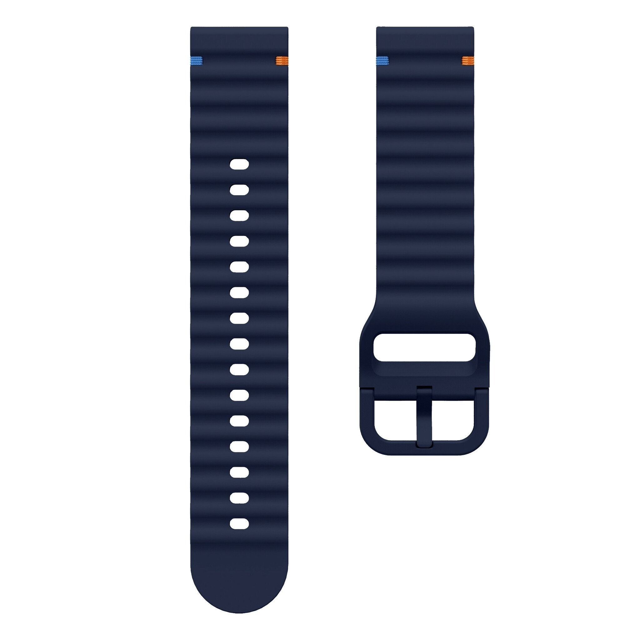 Coros Apex 42mm Wave Silicone Strap (Dark Blue)