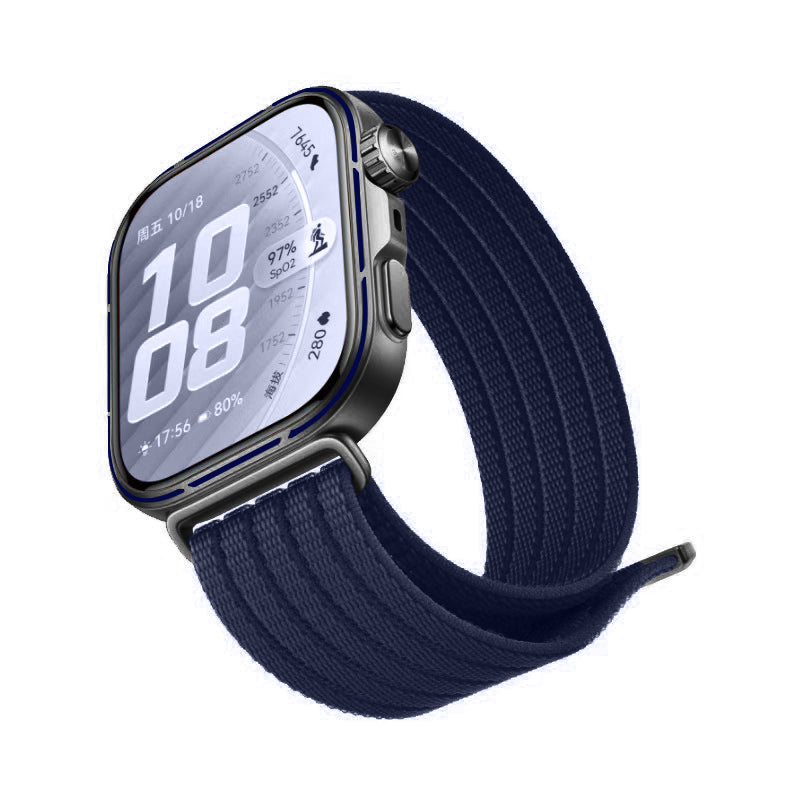 Huawei Watch Fit 4 Pro Ultra Thin Nylon Strap (Dark Blue)