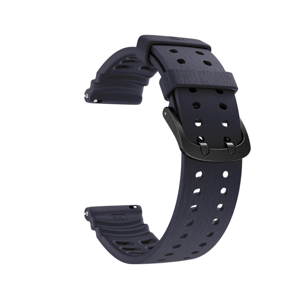 Polar Grit X Silicone Grain Strap (Dark Blue)