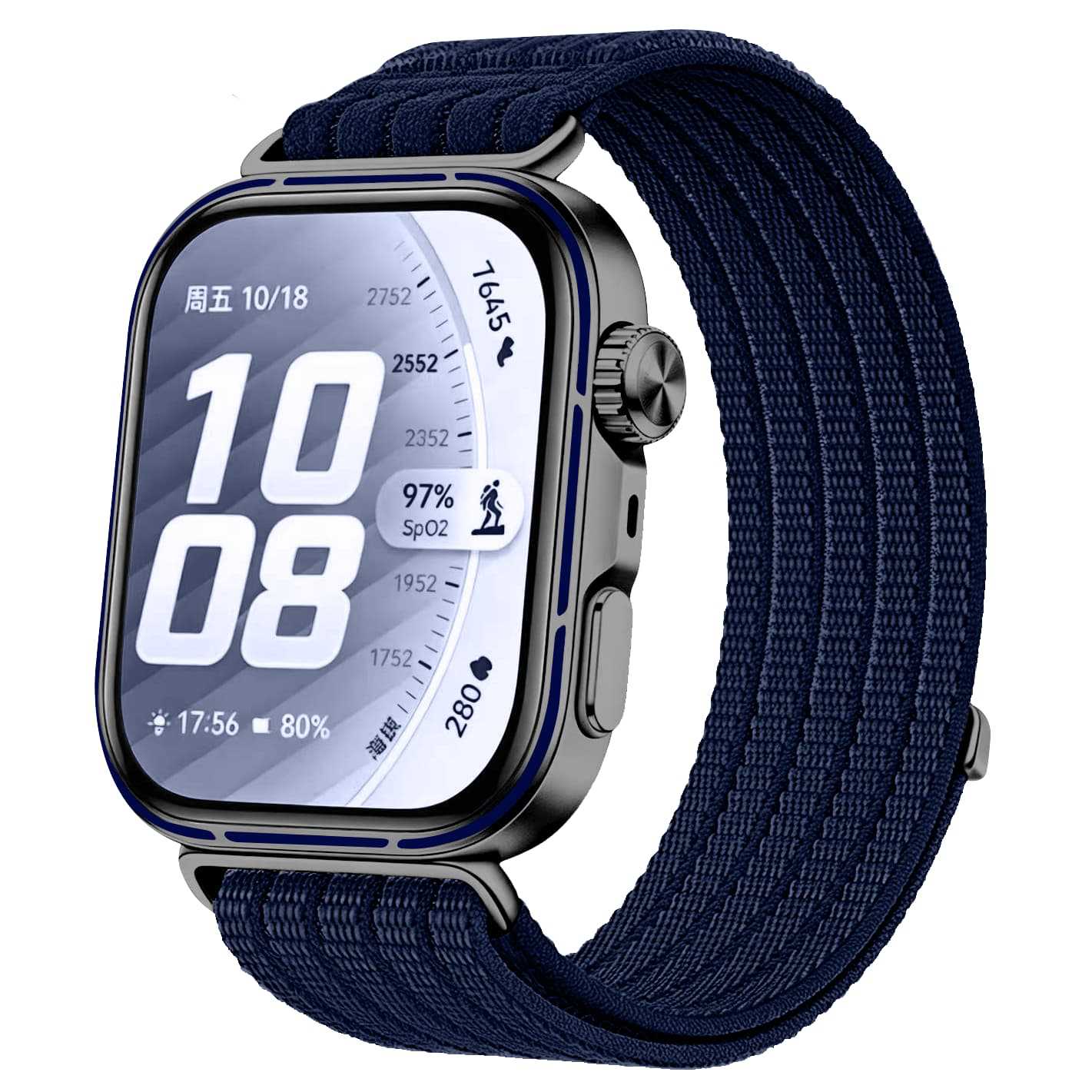 Huawei Watch Fit 5 Ultra Thin Nylon Strap (Dark Blue)