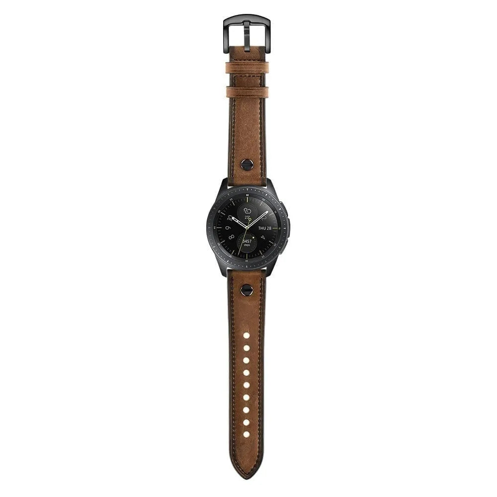 Coros Apex 2 Leather Strap with Screw (Dark Brown)