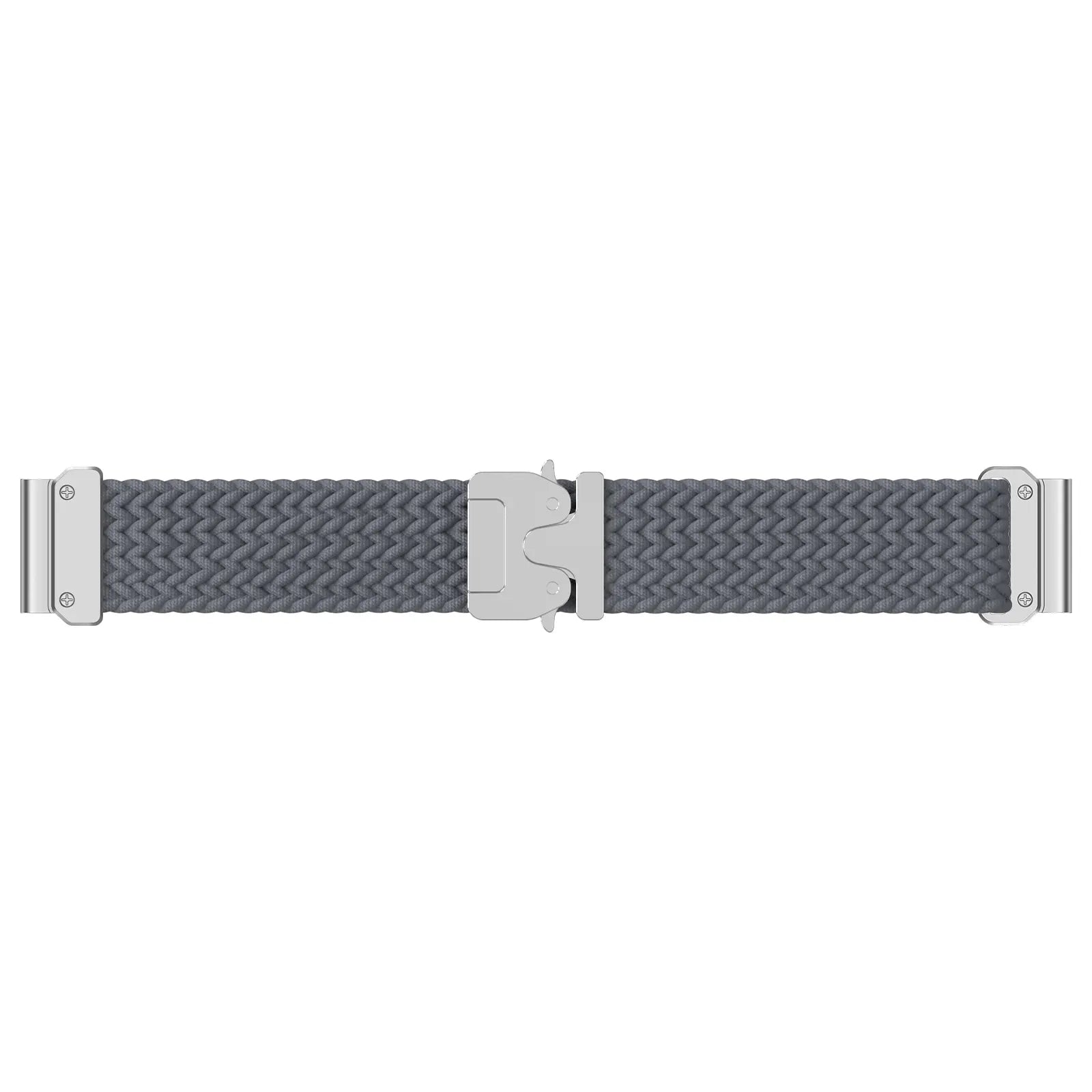 Garmin Quatix 8 Pro - 47mm Braided Strap P-Buckle (Dark Grey with Silver)