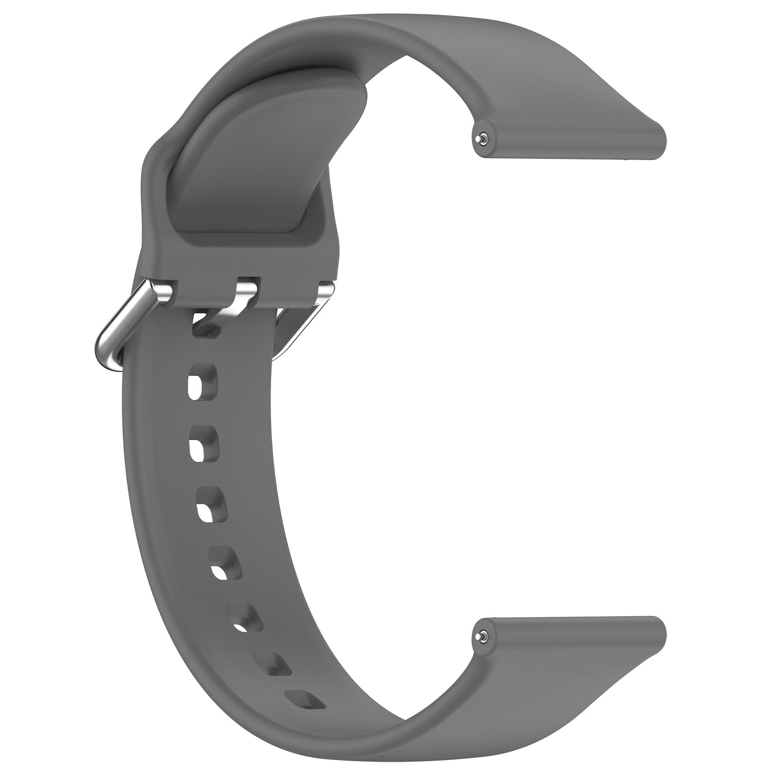 TicWatch Pro 5 Enduro Silicone Buckle Strap (Dark Grey)