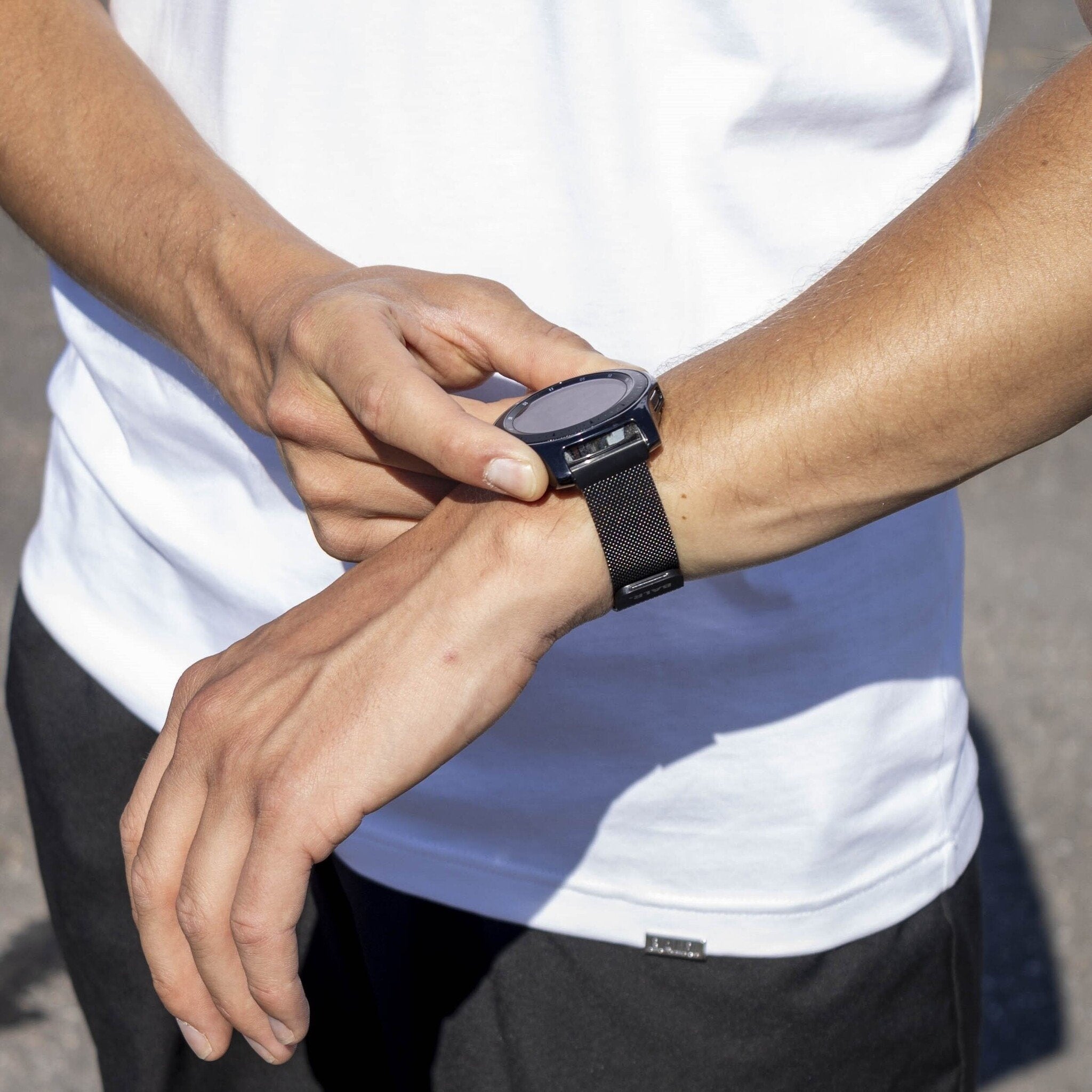 BALR OnePlus Watch Milanese Strap (Black)