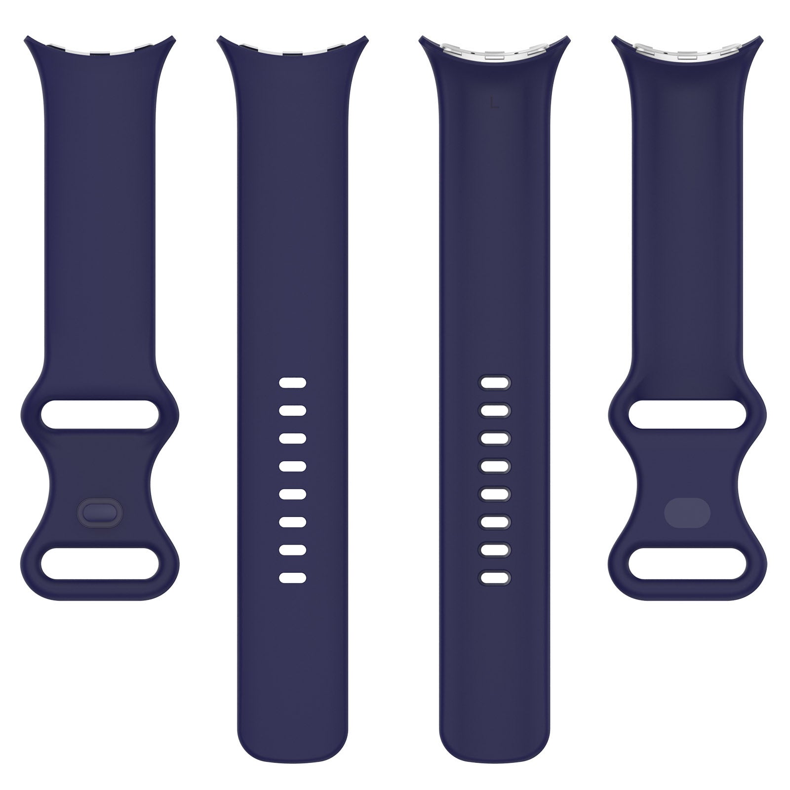 Google Pixel Watch 4 - 45mm Silicone Classic Strap (Dark Blue)