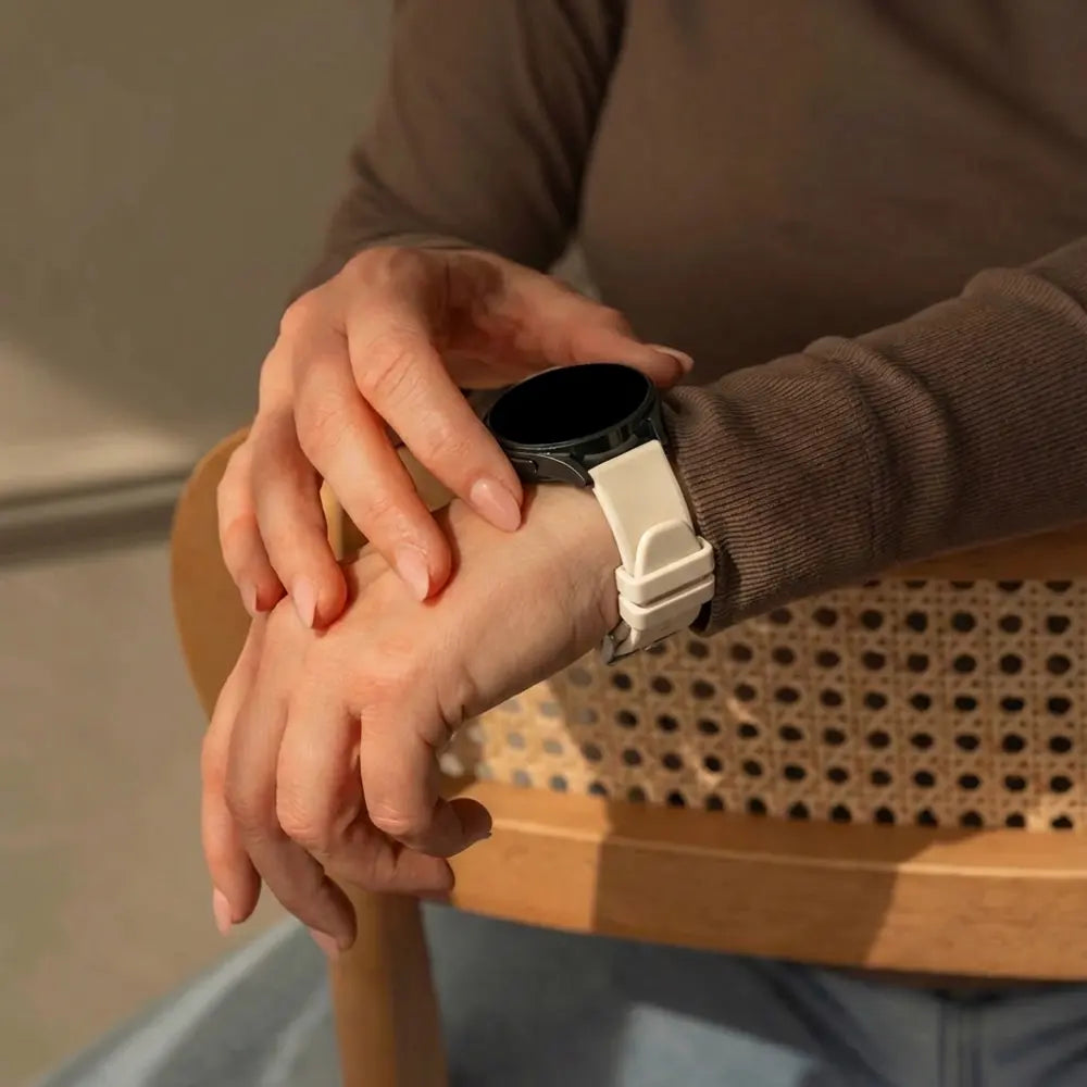 Bandz Garmin Venu 2s Silicone Strap 'Classic' (Starlight)