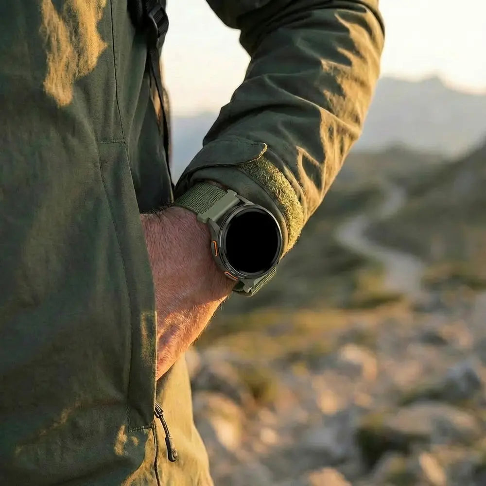 Bandz Amazfit Bip 3 (Pro) Alpine Nylon Strap (Olive)