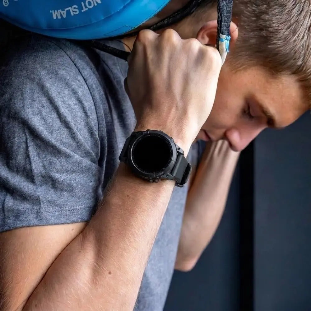 Garmin Fenix 7 D-Buckle Silicone Strap (Black)