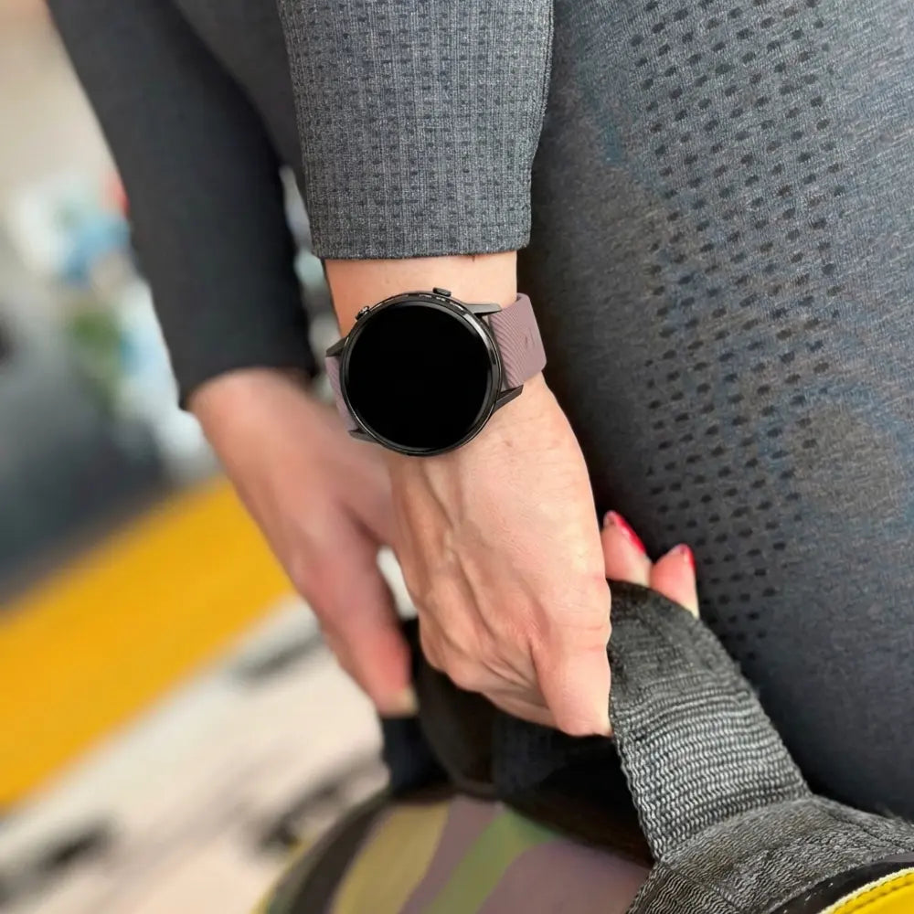 Bandz Garmin Vivoactive 4s Silicone Strap 'Deluxe' (Lavender)