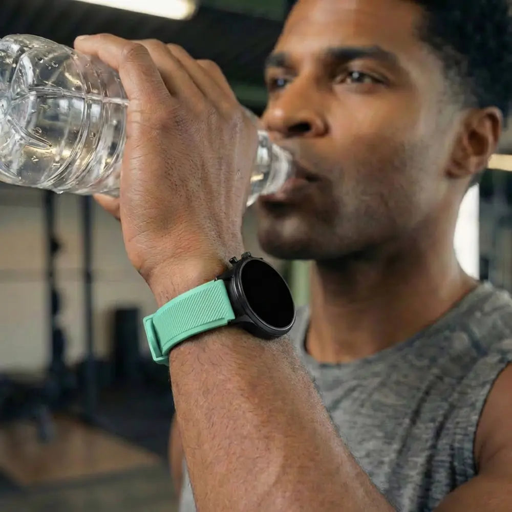 Fossil Gen 5 Silicone Strap (Aqua)