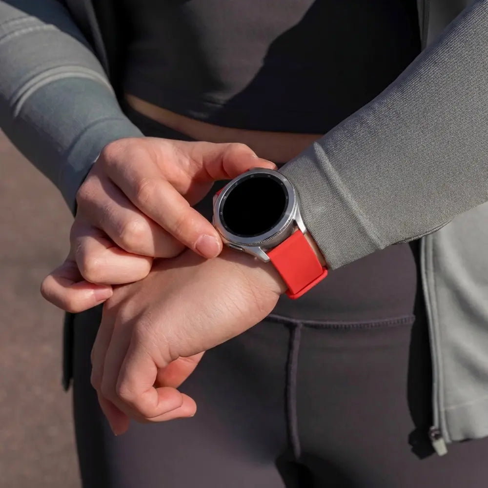 Samsung Galaxy Watch 7 - 40mm Sport Strap (Red)