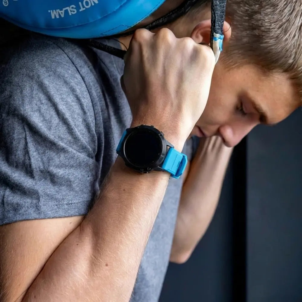 Garmin Fenix 5s-6s Classic Silicone Strap (Light Blue)