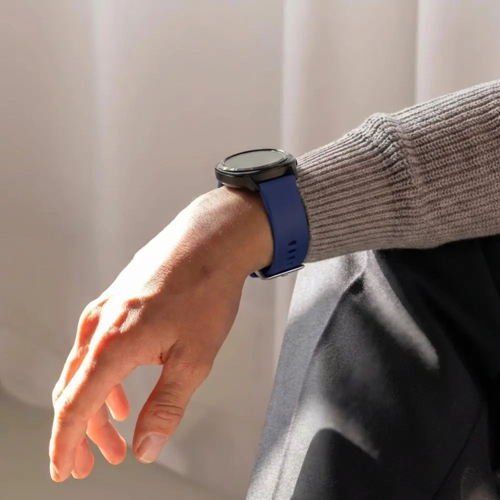 Bandz Garmin Vivomove 3s Silicone Strap 'Classic' (Dark Blue)