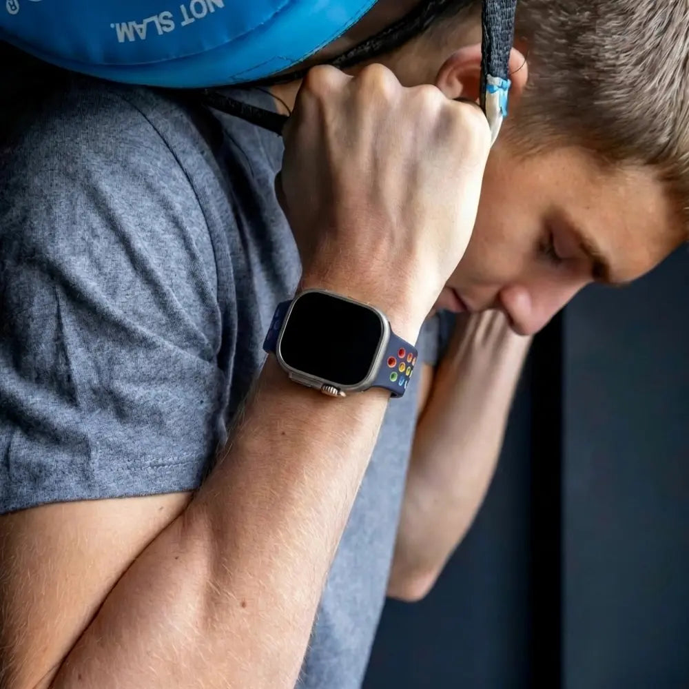 Apple Watch Ultra Sport+ Strap (Colourful Dark Blue)