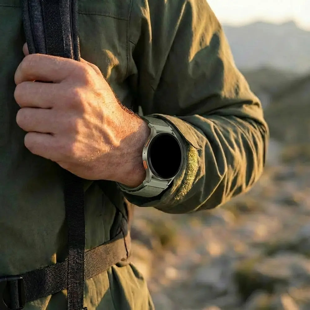 Bandz Amazfit Bip 3 (Pro) Alpine Nylon Strap (Olive)