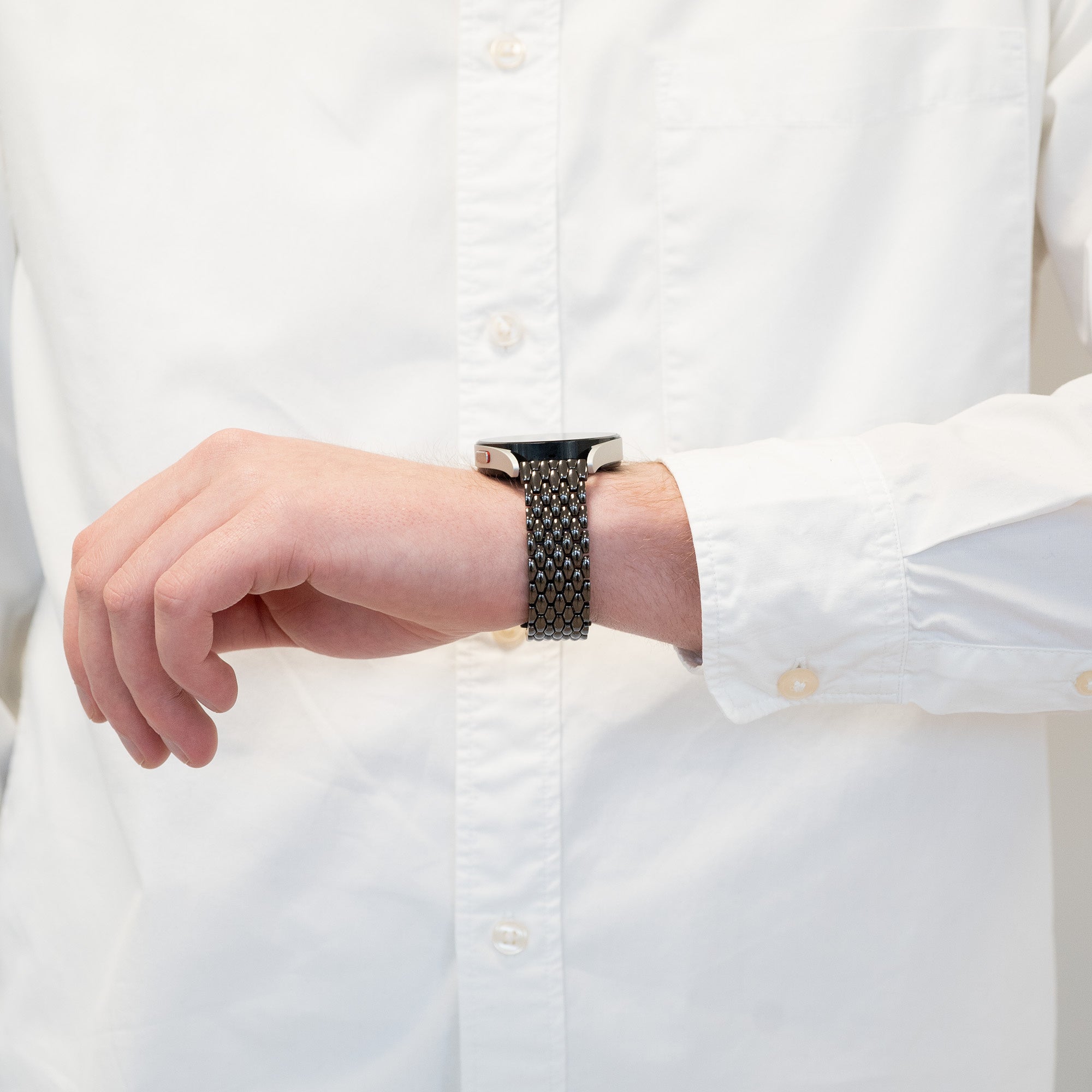 Bandz Garmin Approach S12 Steel Strap 'Dragon' (Black)