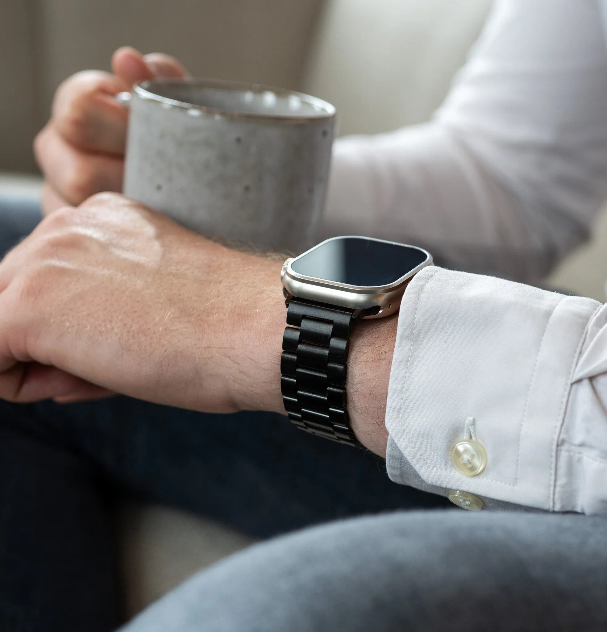 Apple Watch Steel Strap (Dark Grey)