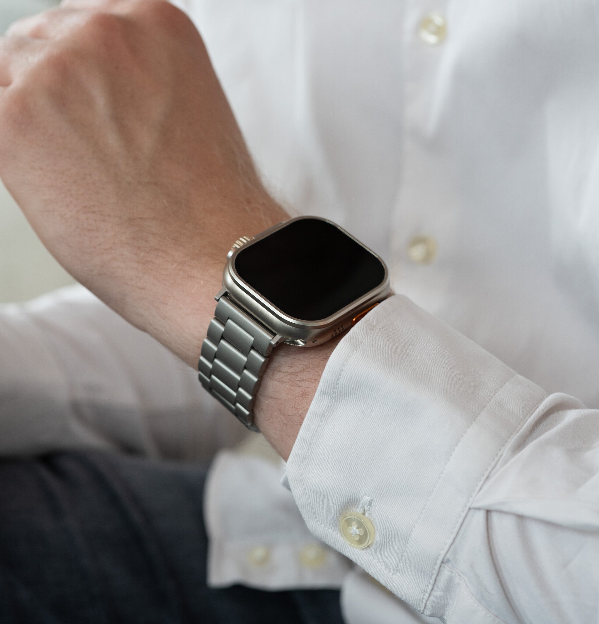 Apple Watch Steel Strap (Titanium)