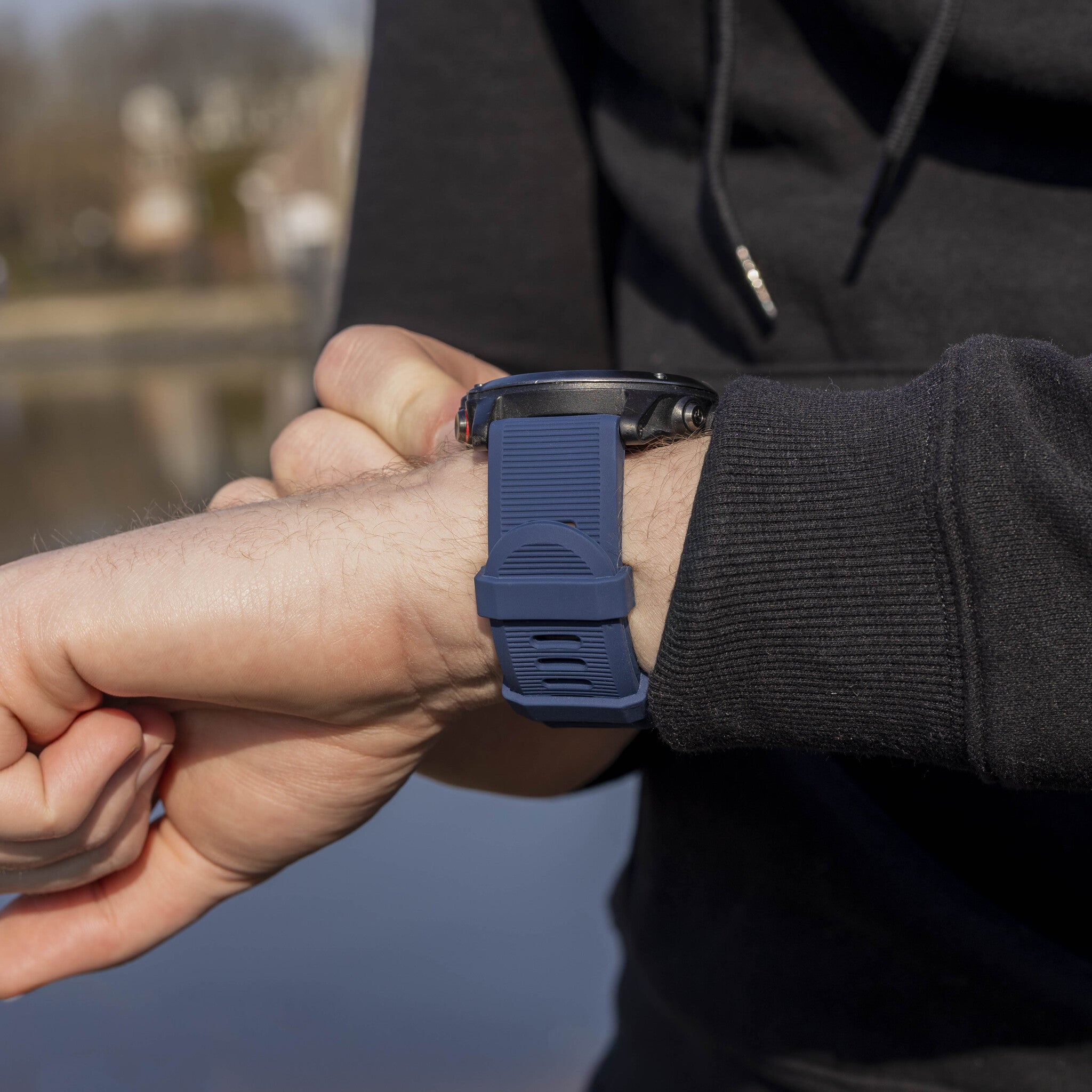 Garmin Tactix 7 Pro Silicone Strap (Dark Blue)