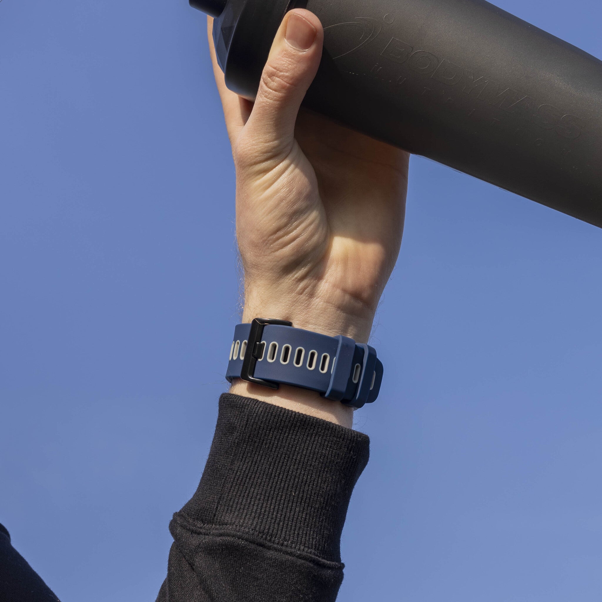 Garmin Fenix 8 Pro - 51mm Sport Strap with Buckle (Blue/Grey)