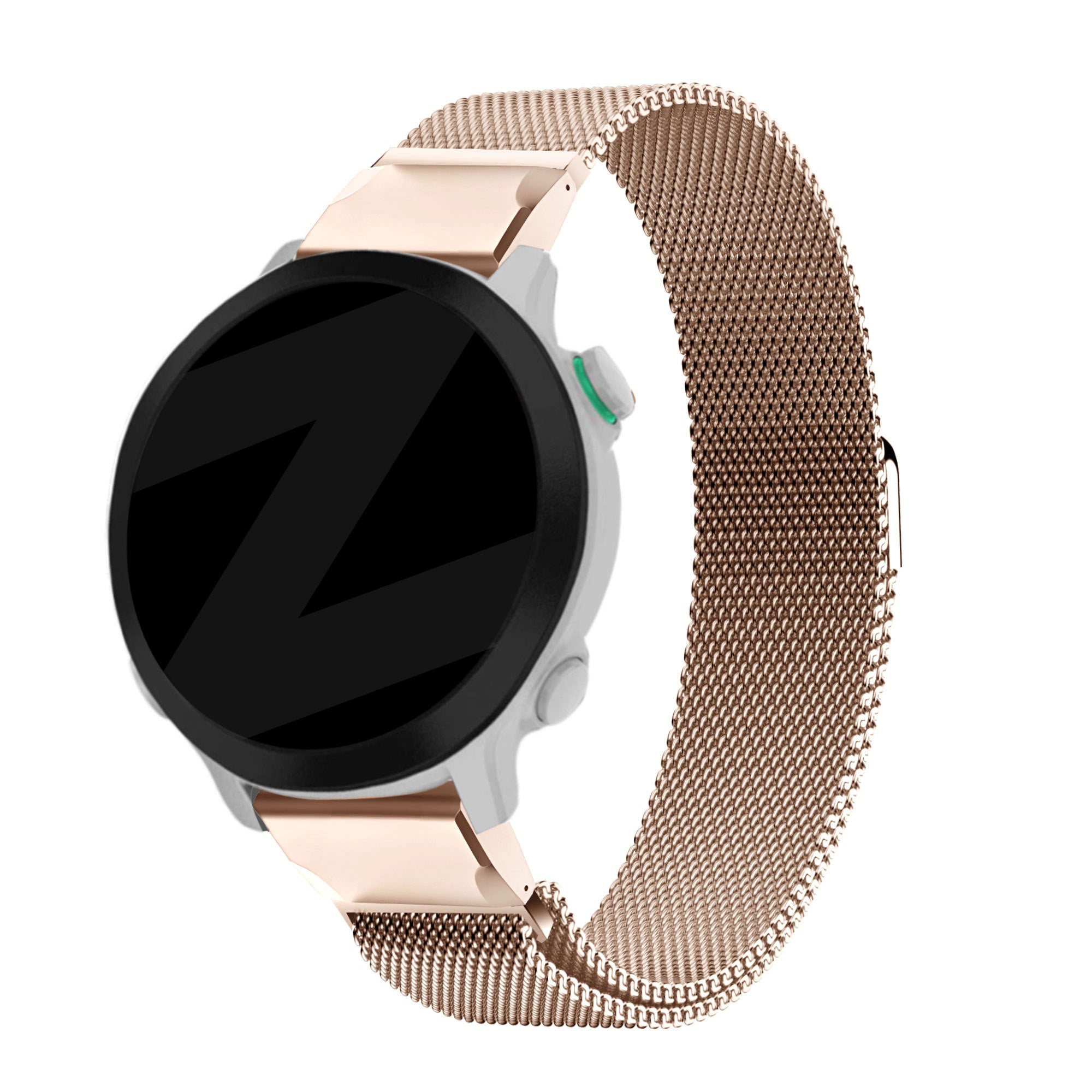 Bandz Garmin Fenix 7s Milanese Loop Strap Rose Gold