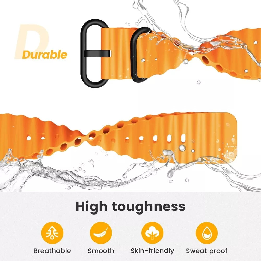 Garmin Approach S70 - 47mm Ocean Strap (Orange)