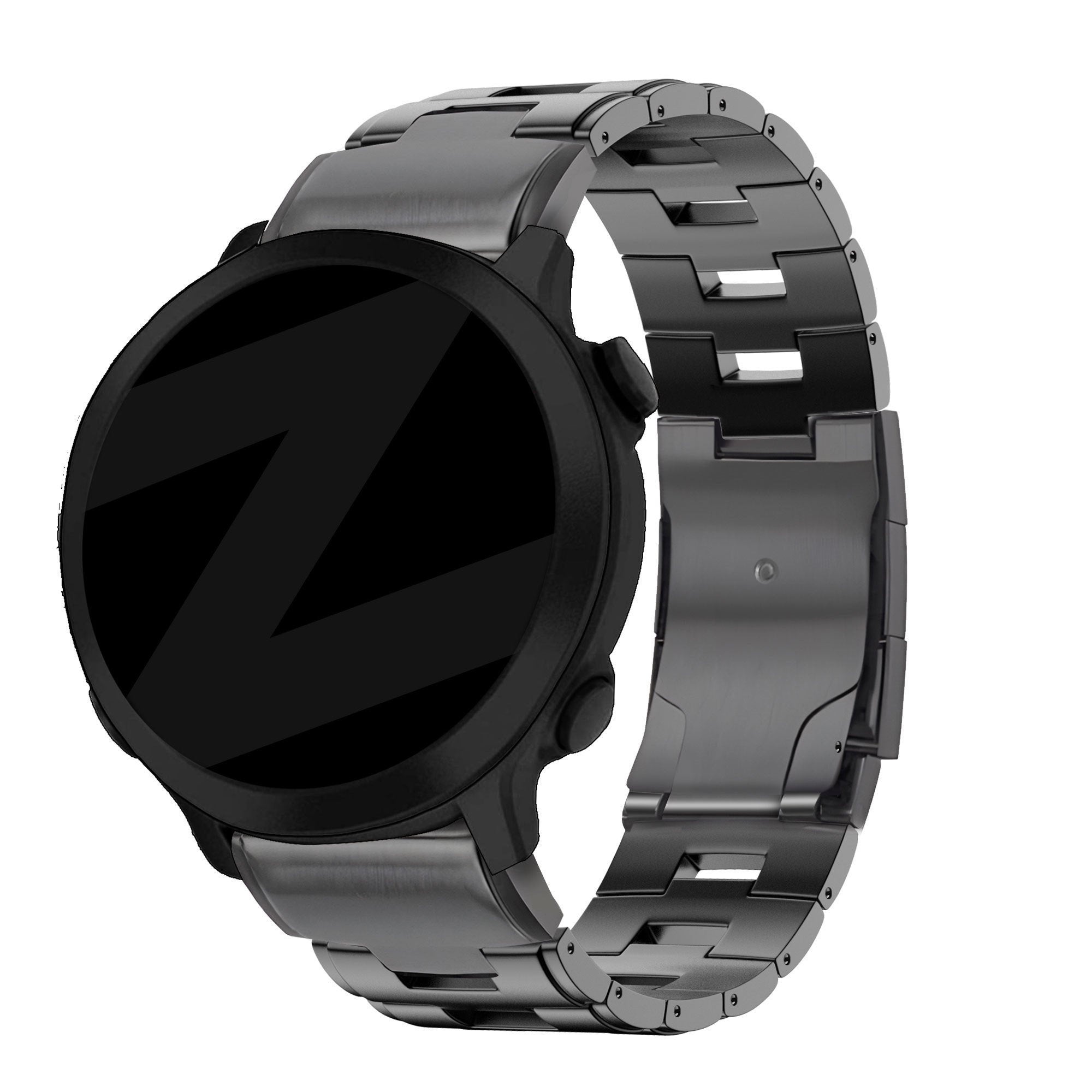 Bandz Garmin Forerunner 970 Titanium Link Strap (Grey)