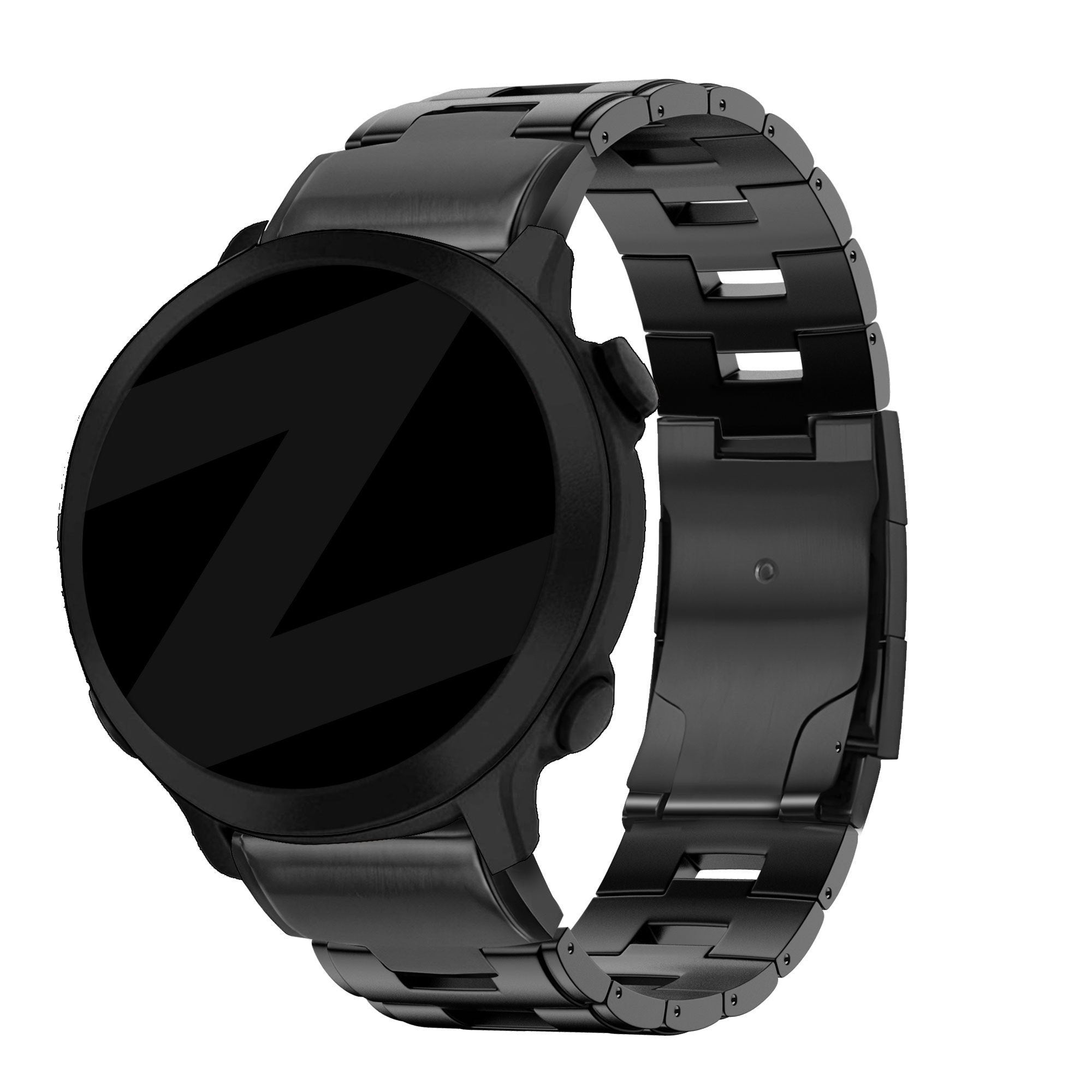 Bandz Garmin Forerunner 970 Titanium Link Strap (Black)