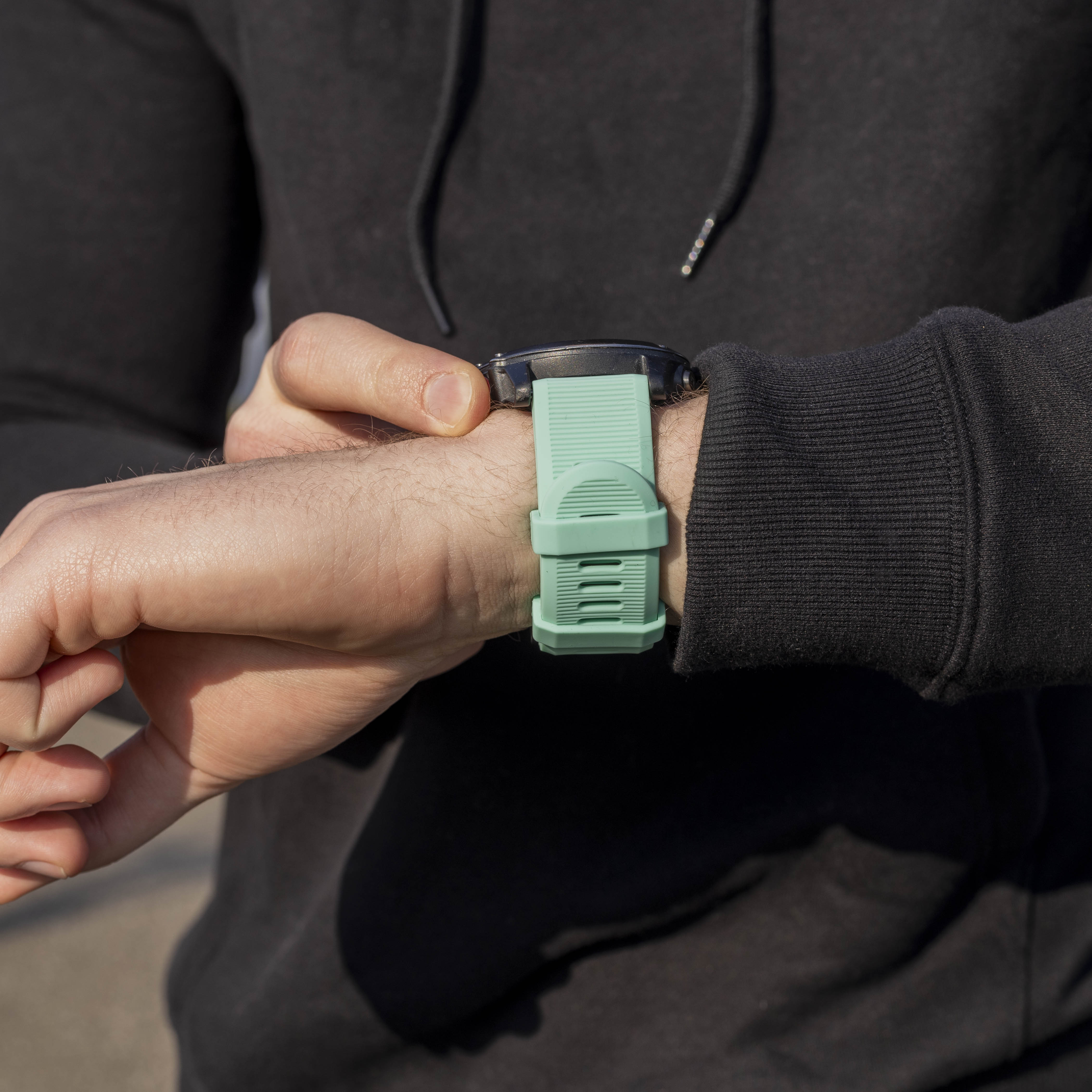 Garmin Instinct 3 - 50mm Silicone Strap (Aqua)
