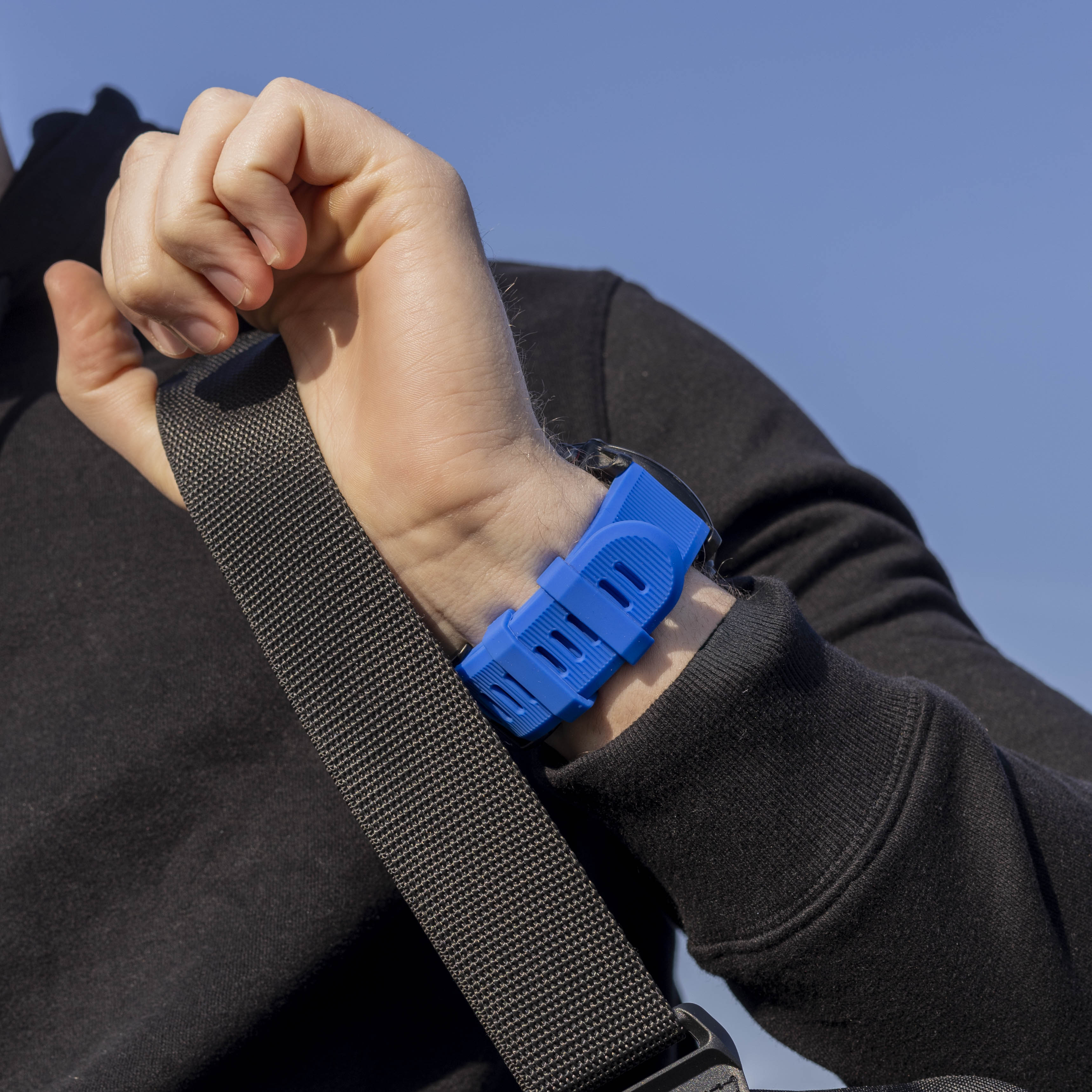 Garmin Instinct 3 - 50mm Silicone Strap (Blue)