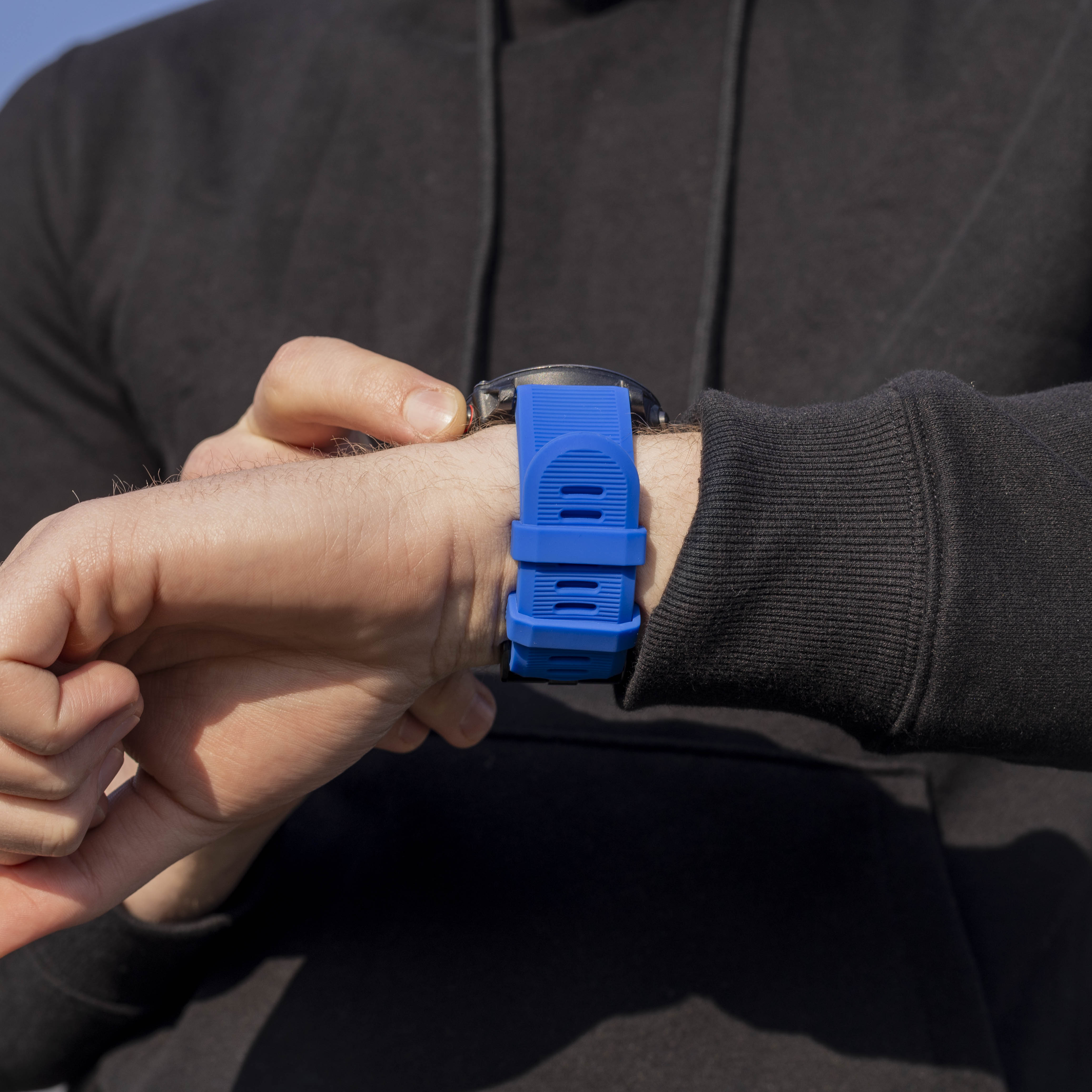 Garmin Instinct 3 - 50mm Silicone Strap (Blue)