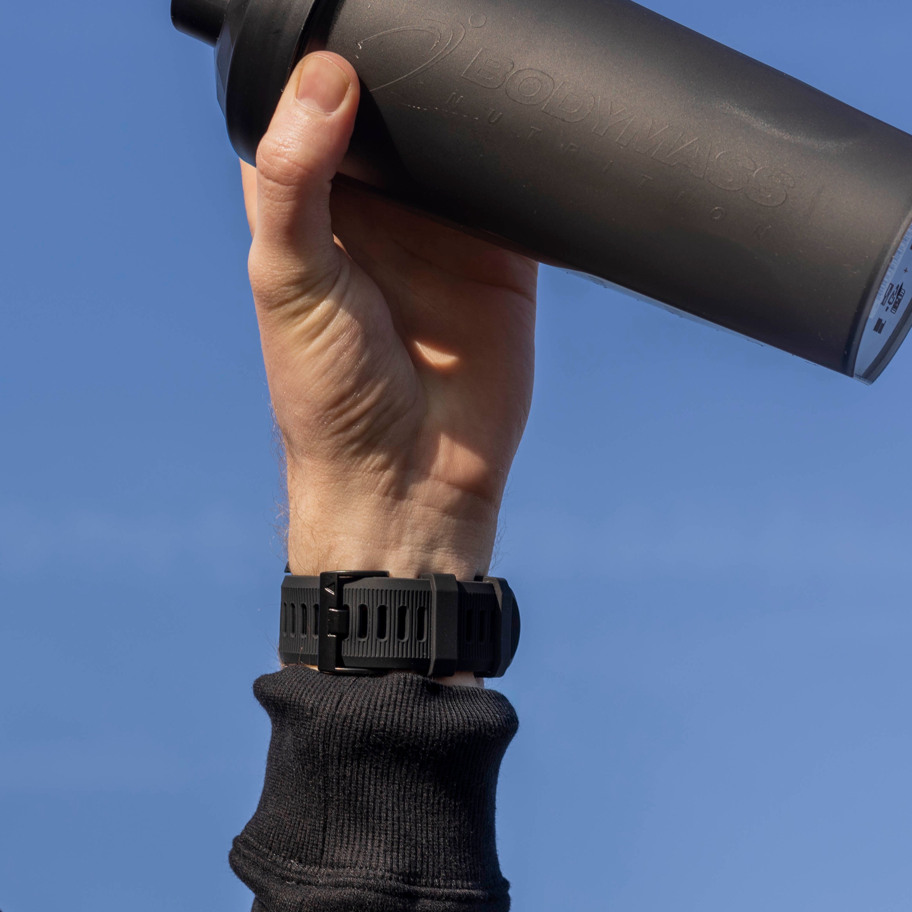 Garmin Quatix 3 / 6x / 7x Solar Silicone Strap (Black)