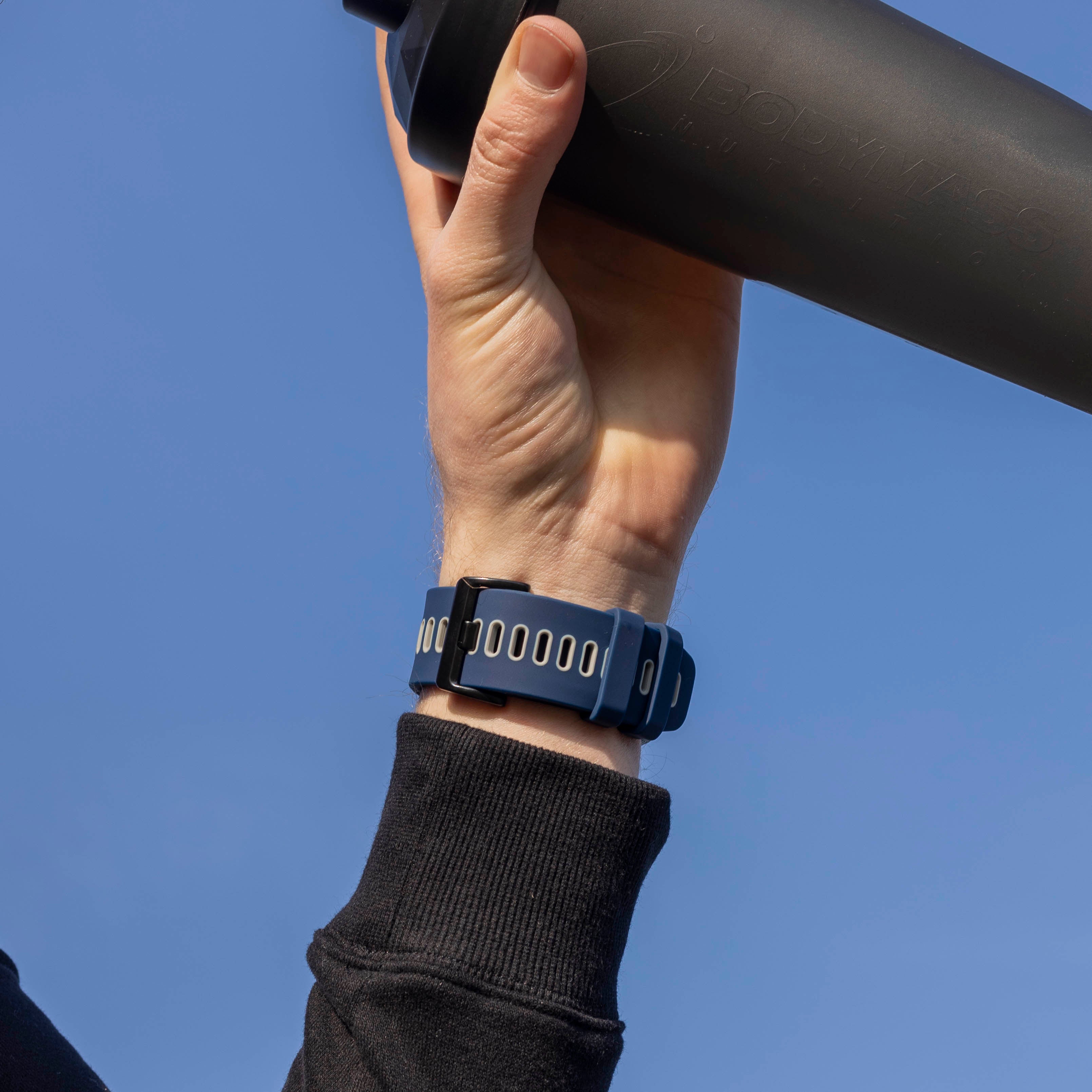 Garmin Enduro 1 / 2 / 3 Sport Buckle Strap (Blue/Gray)