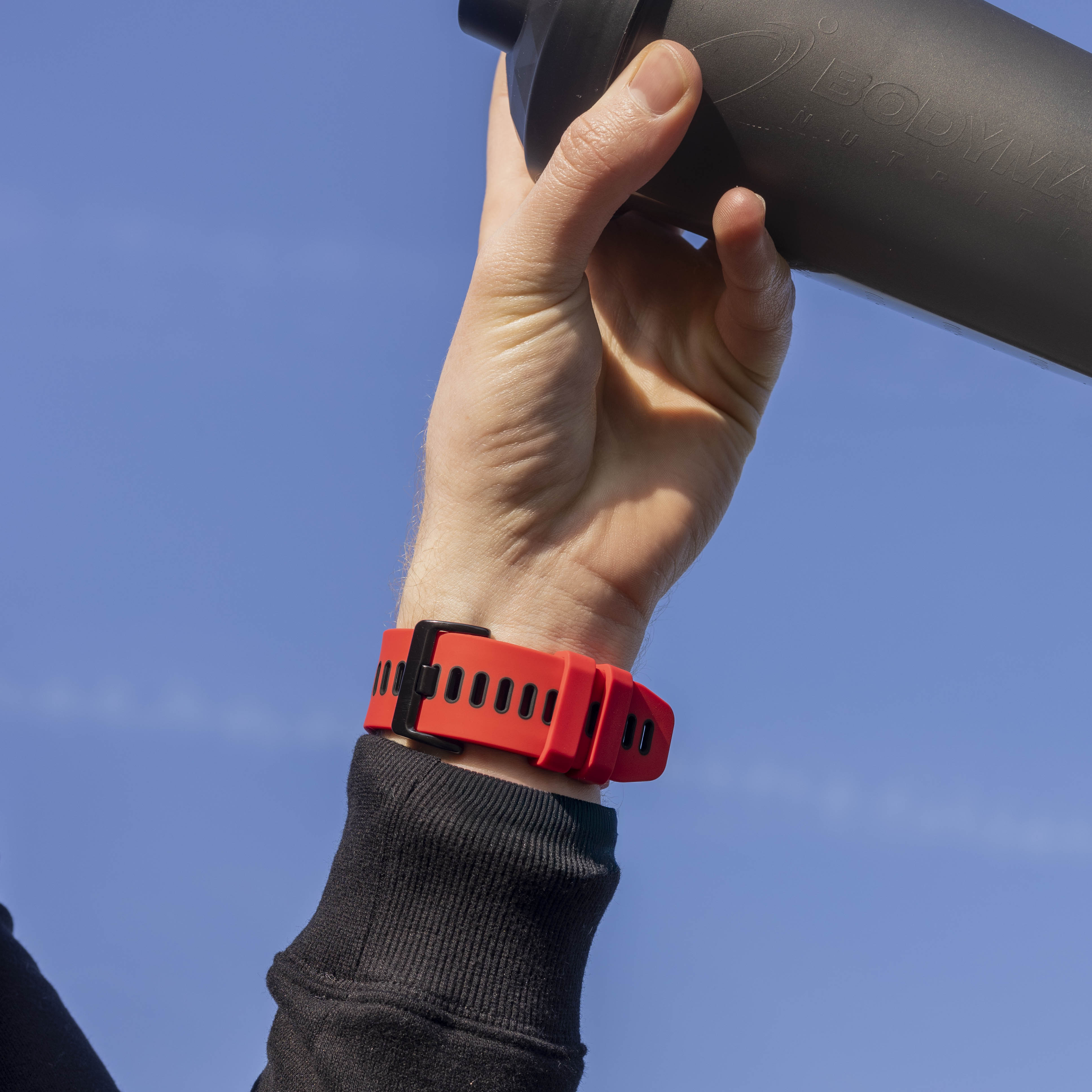 Garmin Instinct 3 - 50mm Sport Buckle Strap (Red/Black)