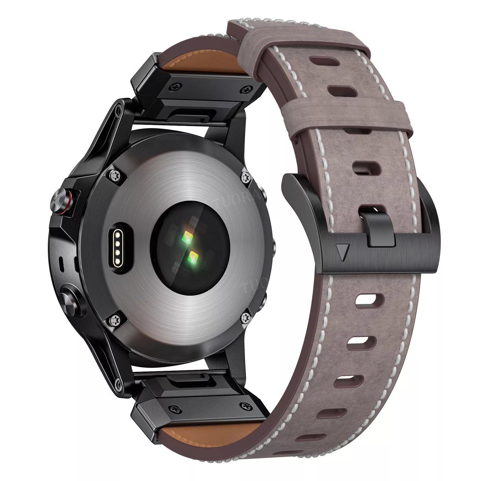 Garmin Tactix 8 - 47mm Genuine Leather Strap (Grey)