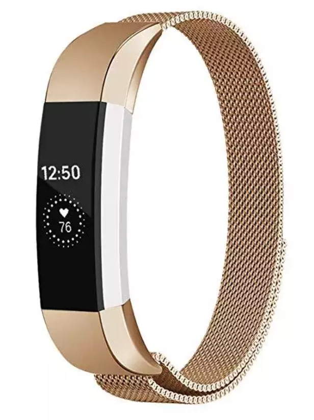 Fitbit Alta HR Milanese Strap Rose Gold