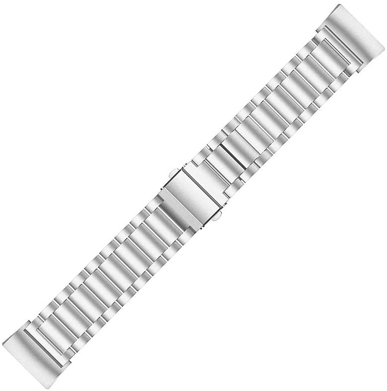 Fitbit Charge 4 Steel Strap (Silver)